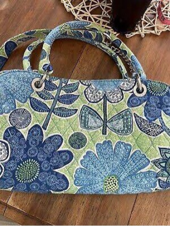Retired vera bradley doodle - Gem Rare Vera Bradley Doodle Daisy Bag Purse Retired